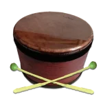طبلک چوبی رها